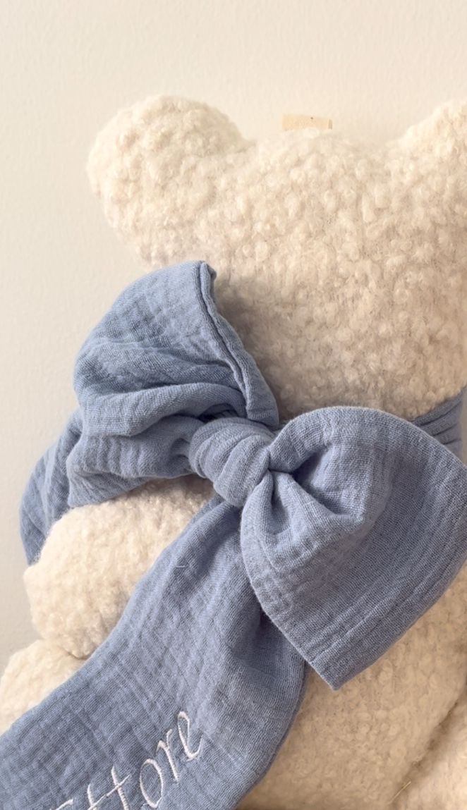 Carillon teddy con fiocco