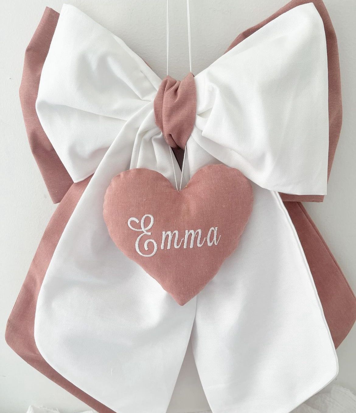 Fiocco nascita unico pendente