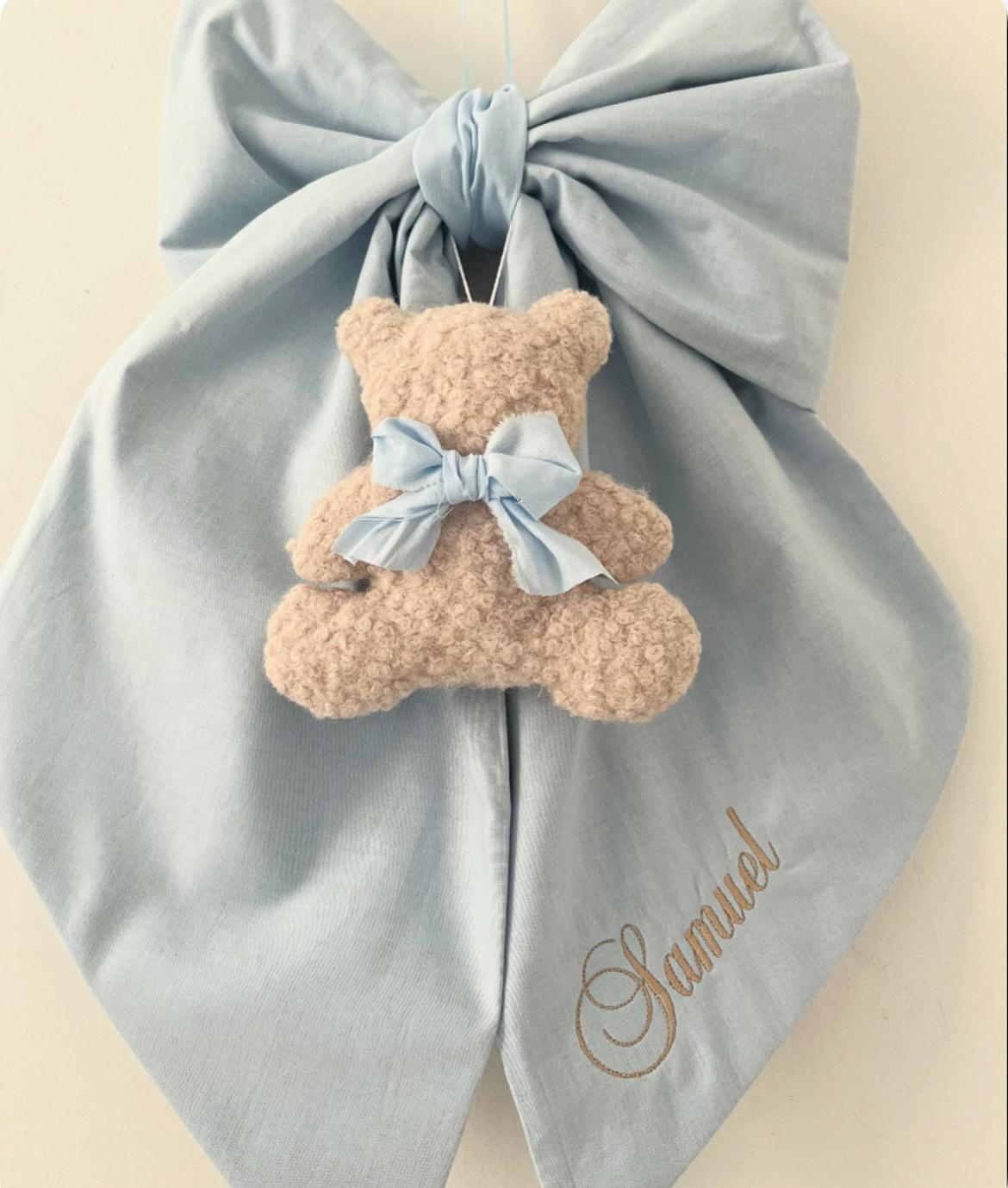 Fiocco nascita teddy line