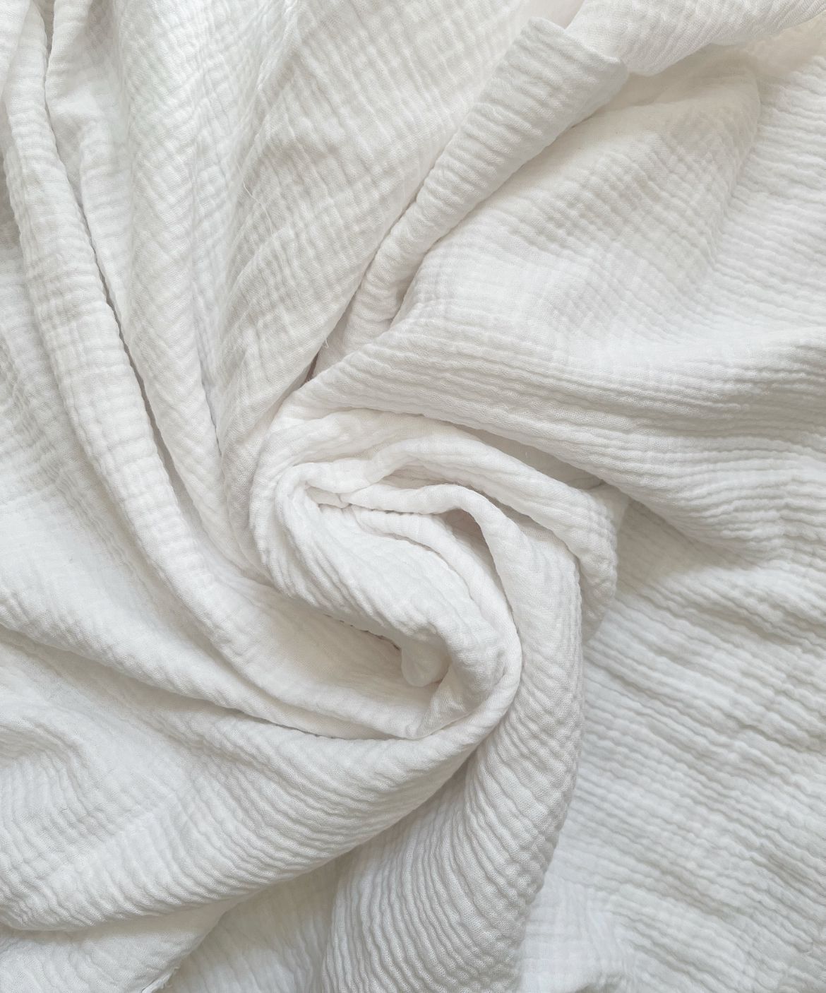 Mussola di cotone tinta unita con nome