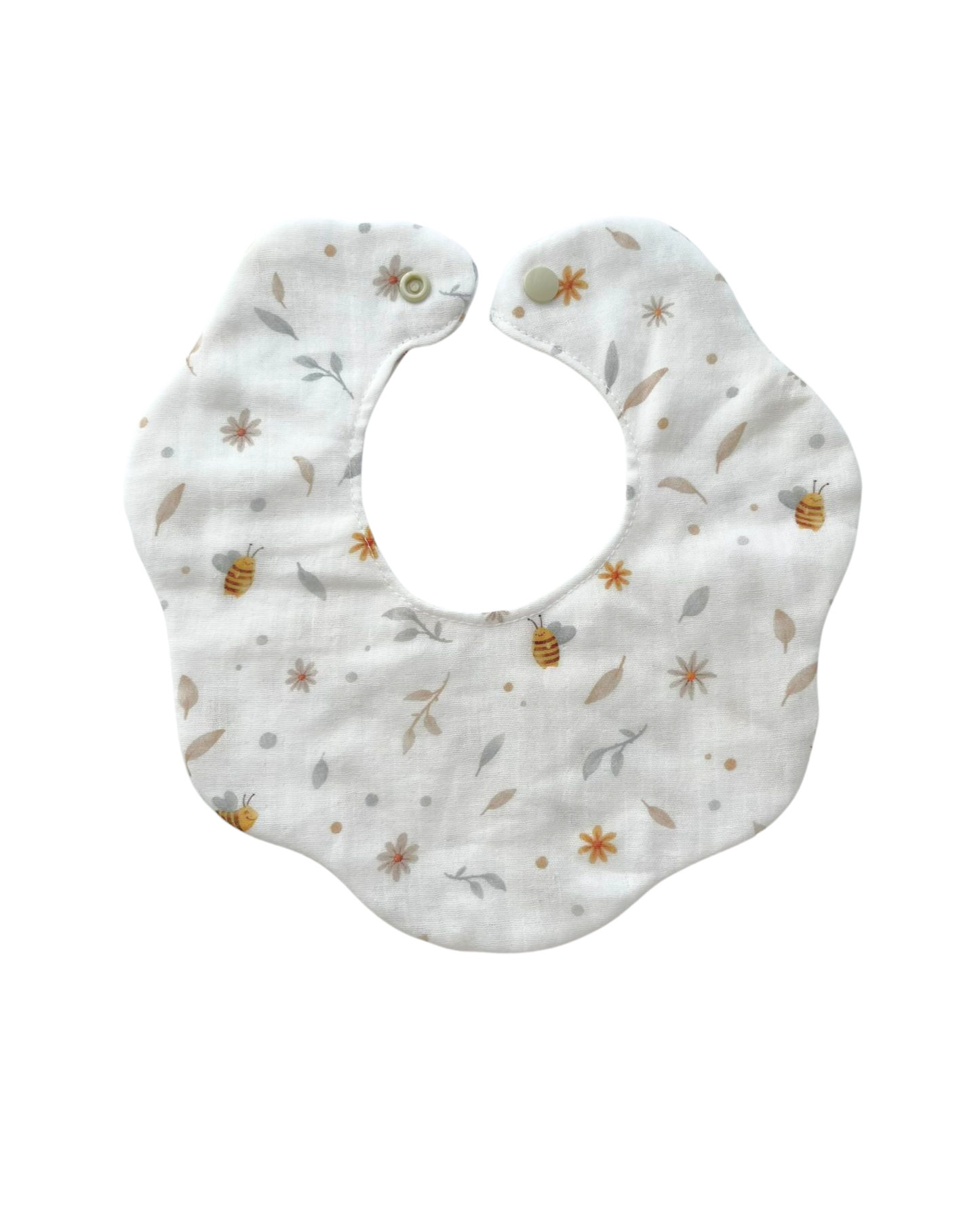 bavaglino con bottone mussola apine