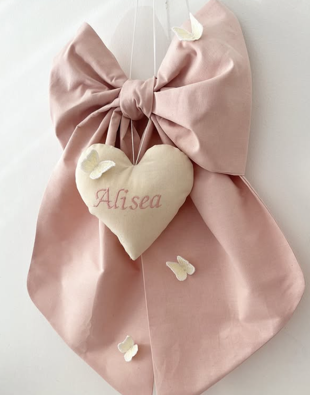 Fiocco nascita farfalle 3d