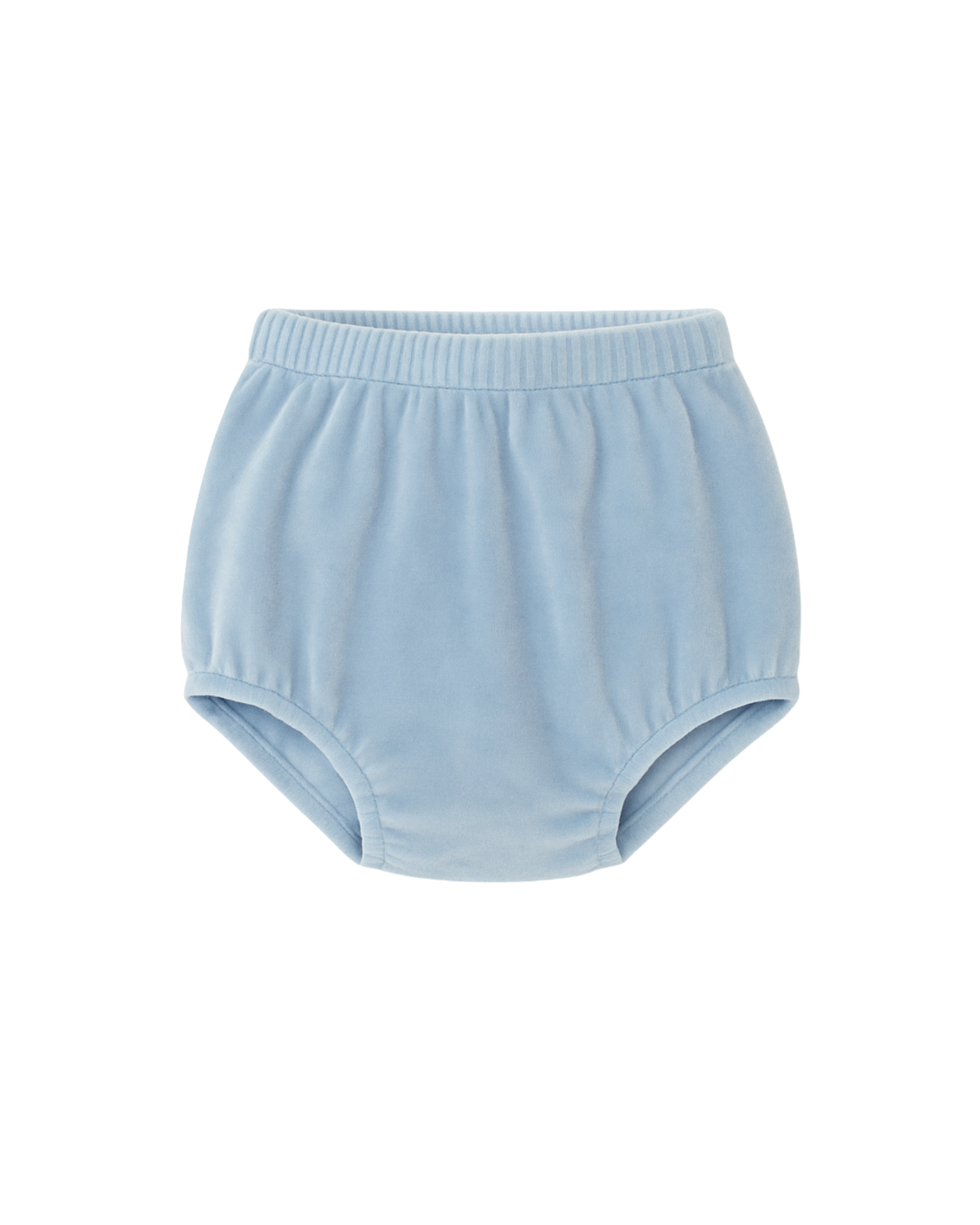 Culotte velluto azzurra
