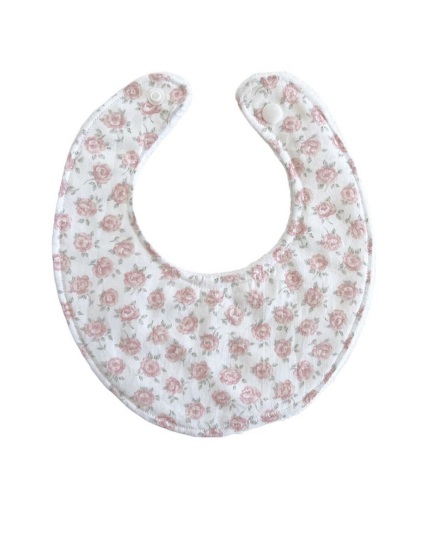 Bavaglino con bottone a fantasia