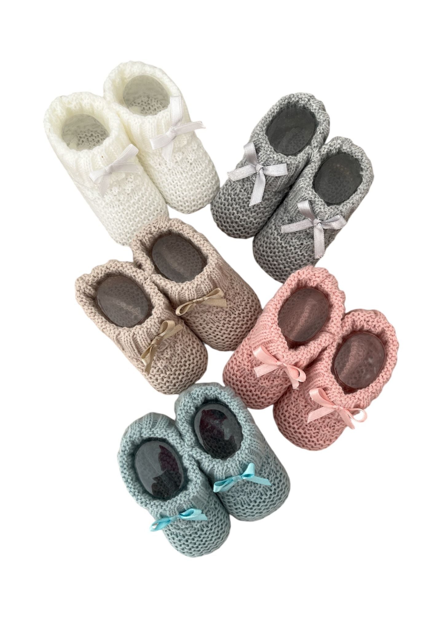 Scarpine in maglia di cotone