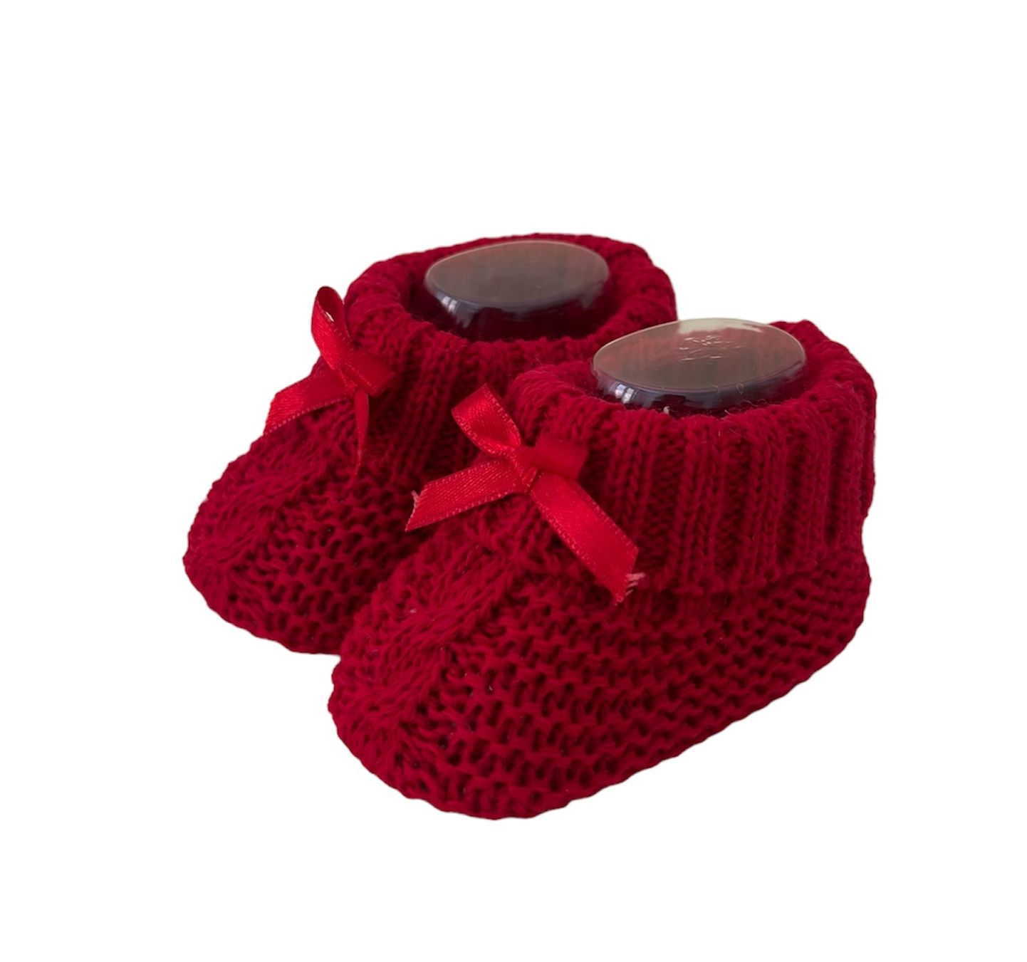 Scarpine in maglia di cotone