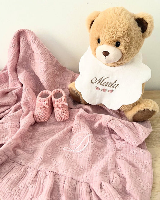 Mussola di cotone sangallo XXL