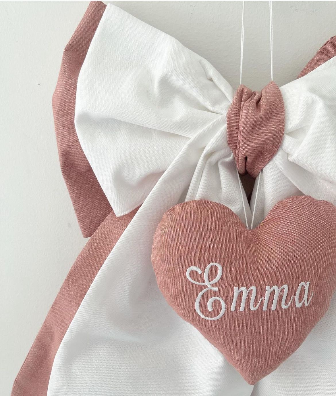 Fiocco nascita unico pendente