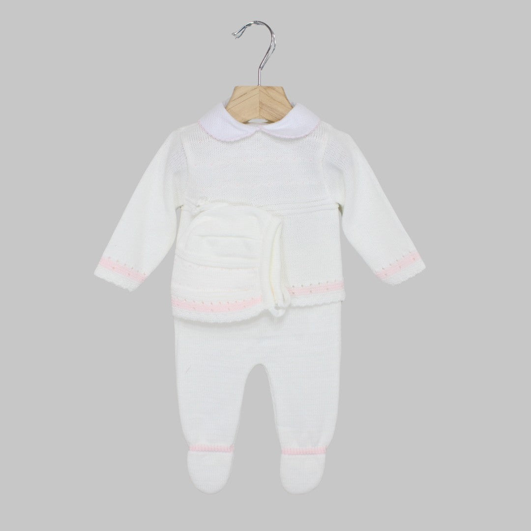 Completino con cappellino cuffietta