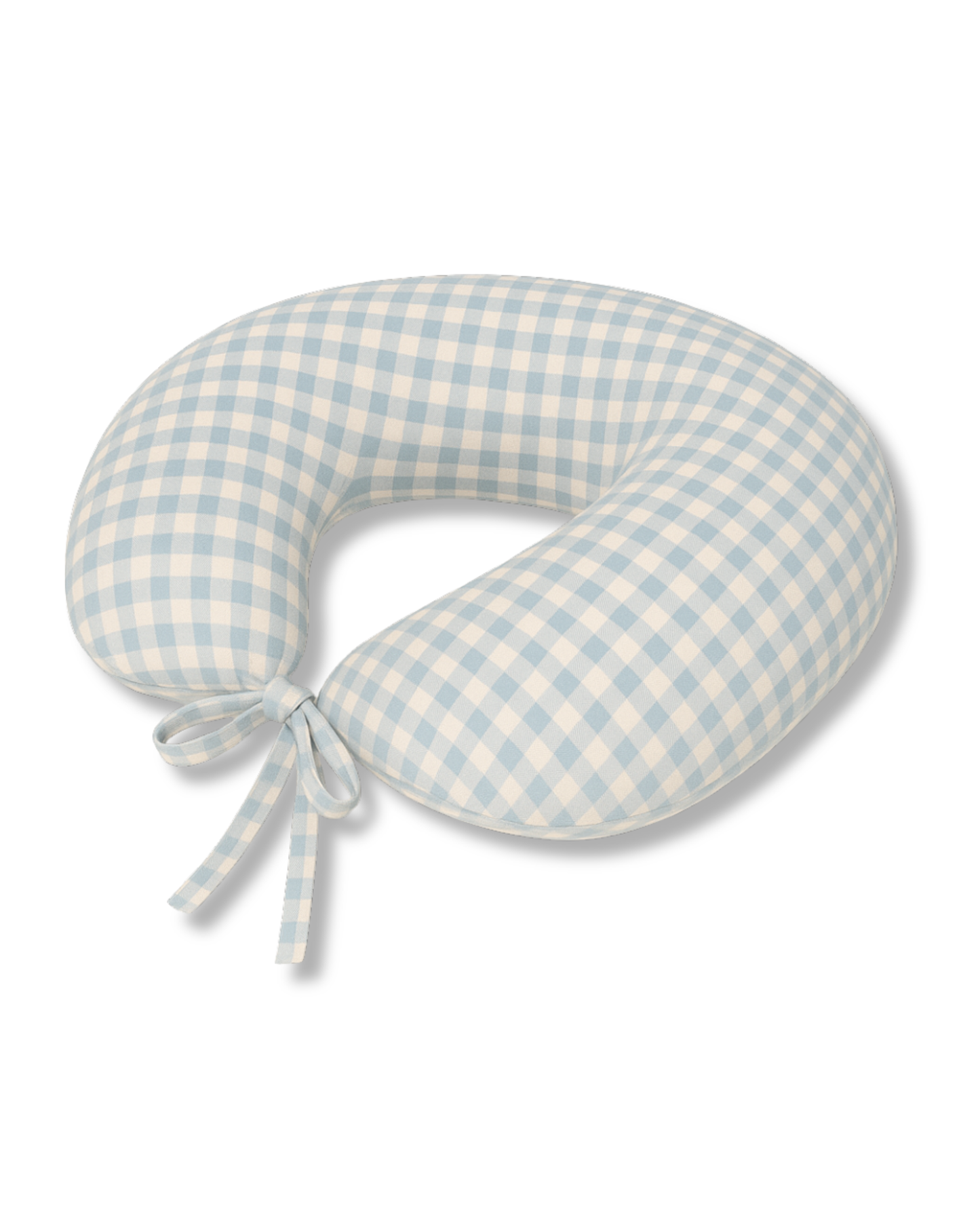 cuscino allattamento vichy azzurro