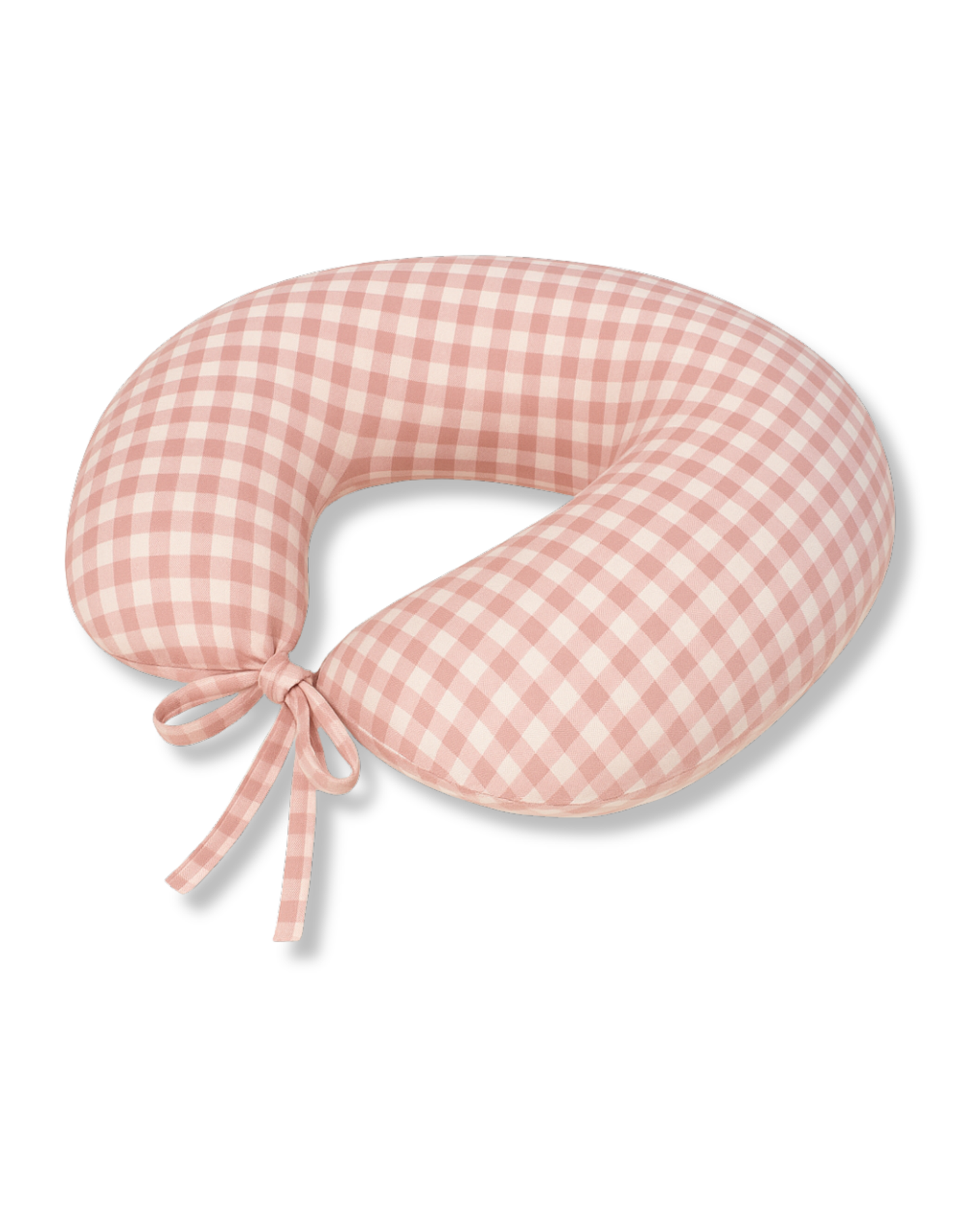 cuscino allattamento vichy rosa