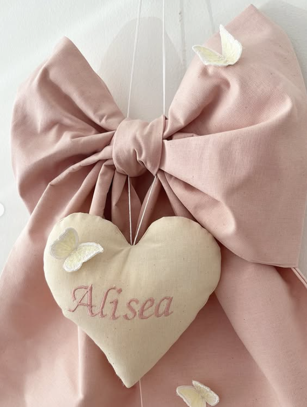 Fiocco nascita farfalle 3d