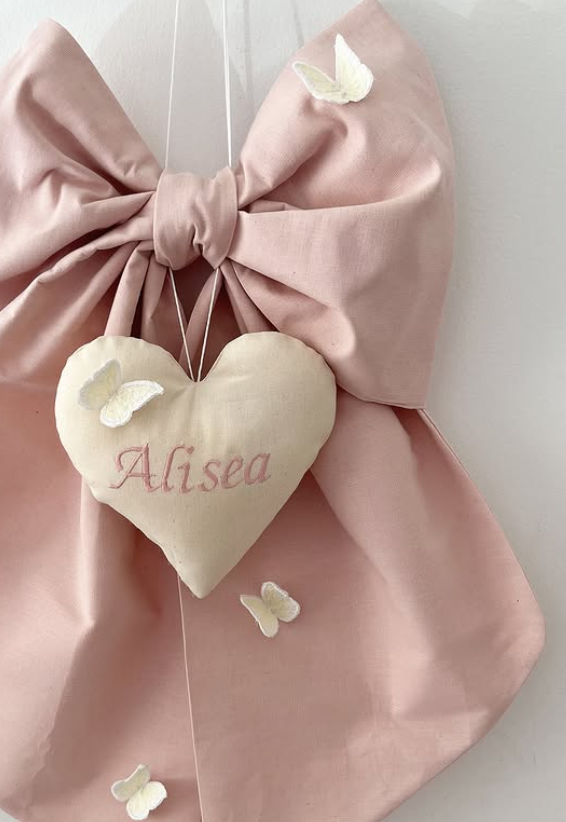 Fiocco nascita farfalle 3d