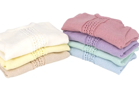 Completino in filo di cotone 3 pezzi con cappellino
