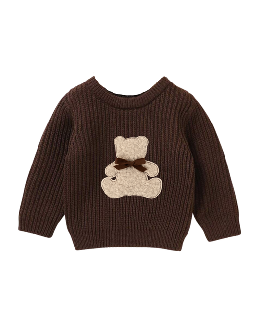 Maglioncino teddy cacao