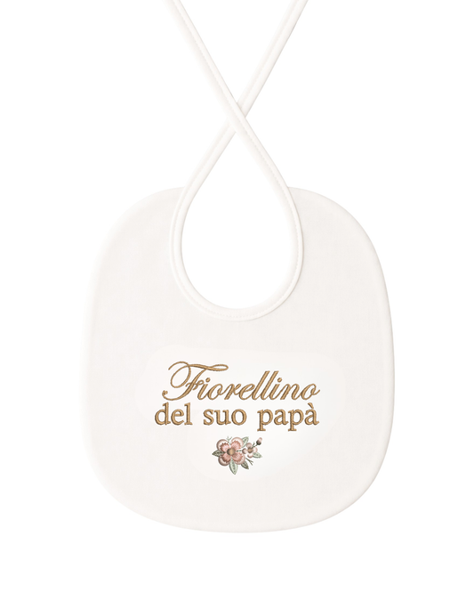 Bavaglino fiorellino di papà