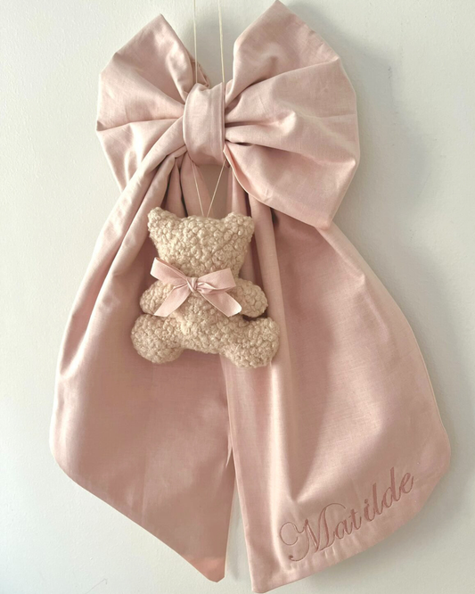 Fiocco nascita teddy line per lei