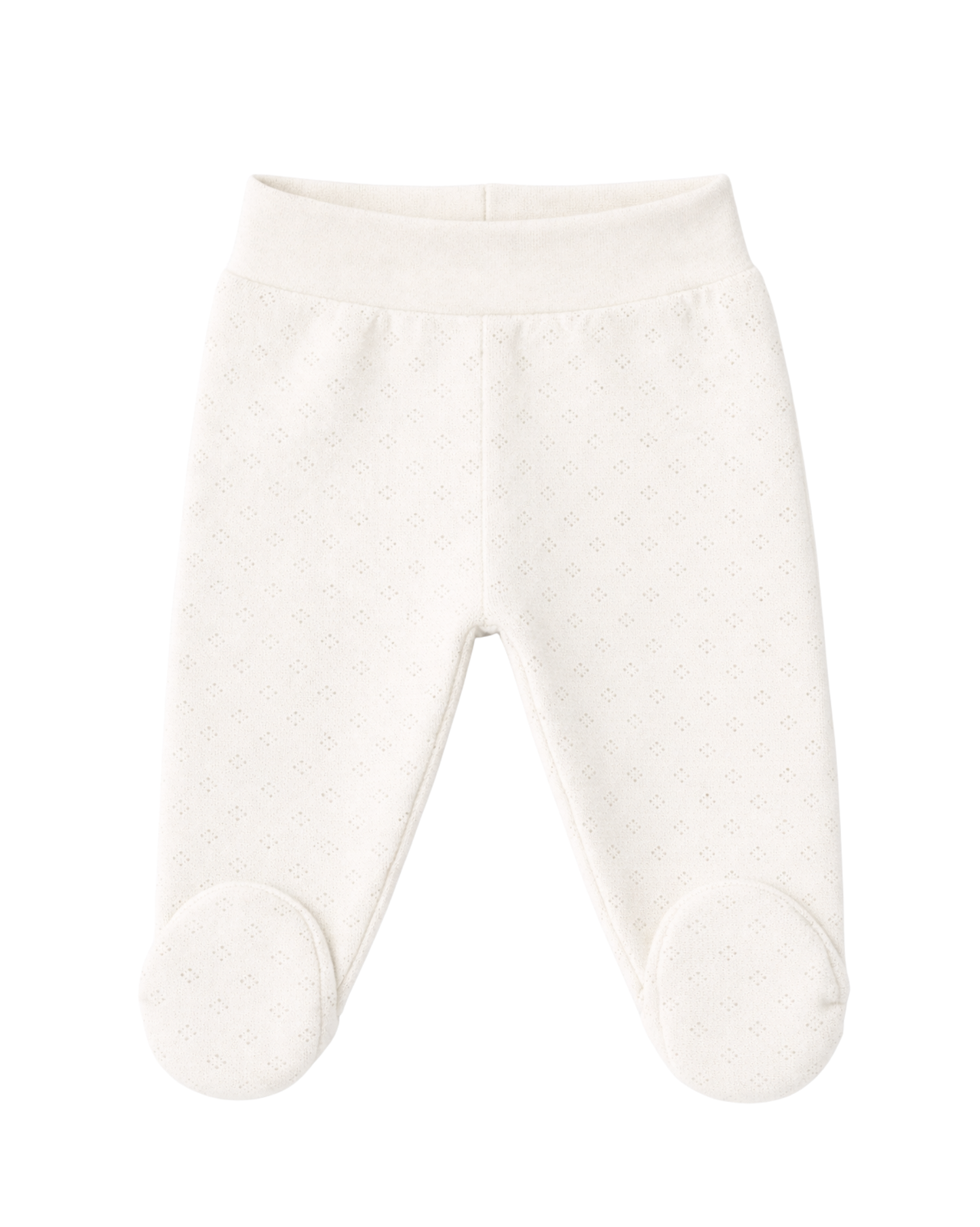 Ghettina in Jersey pointoille avorio 100% cotone