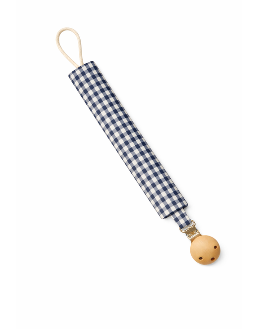Portaciuccio in puro cotone vichy blu