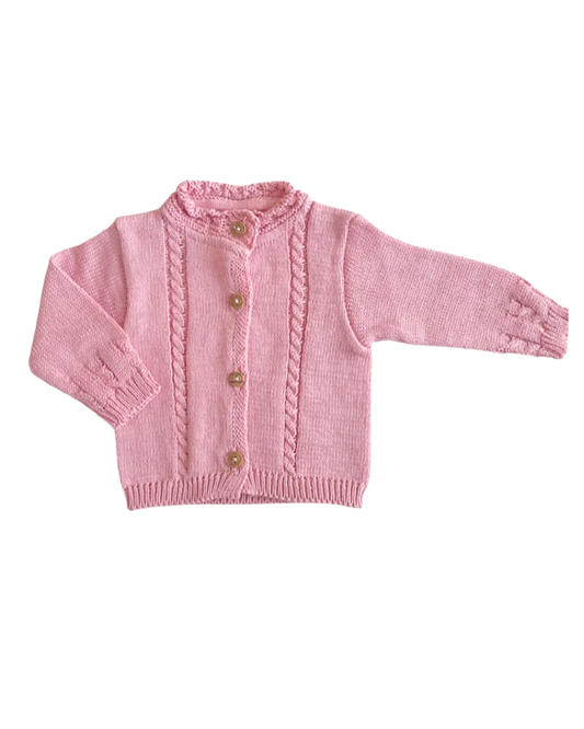 Cardigan in filo di cotone
