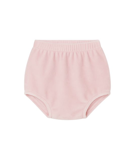 Culotte velluto rosa