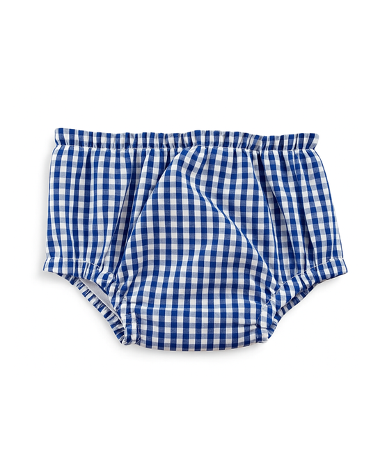 Culotte vichy blu