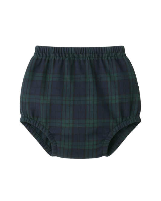 Culotte lana tartan blu