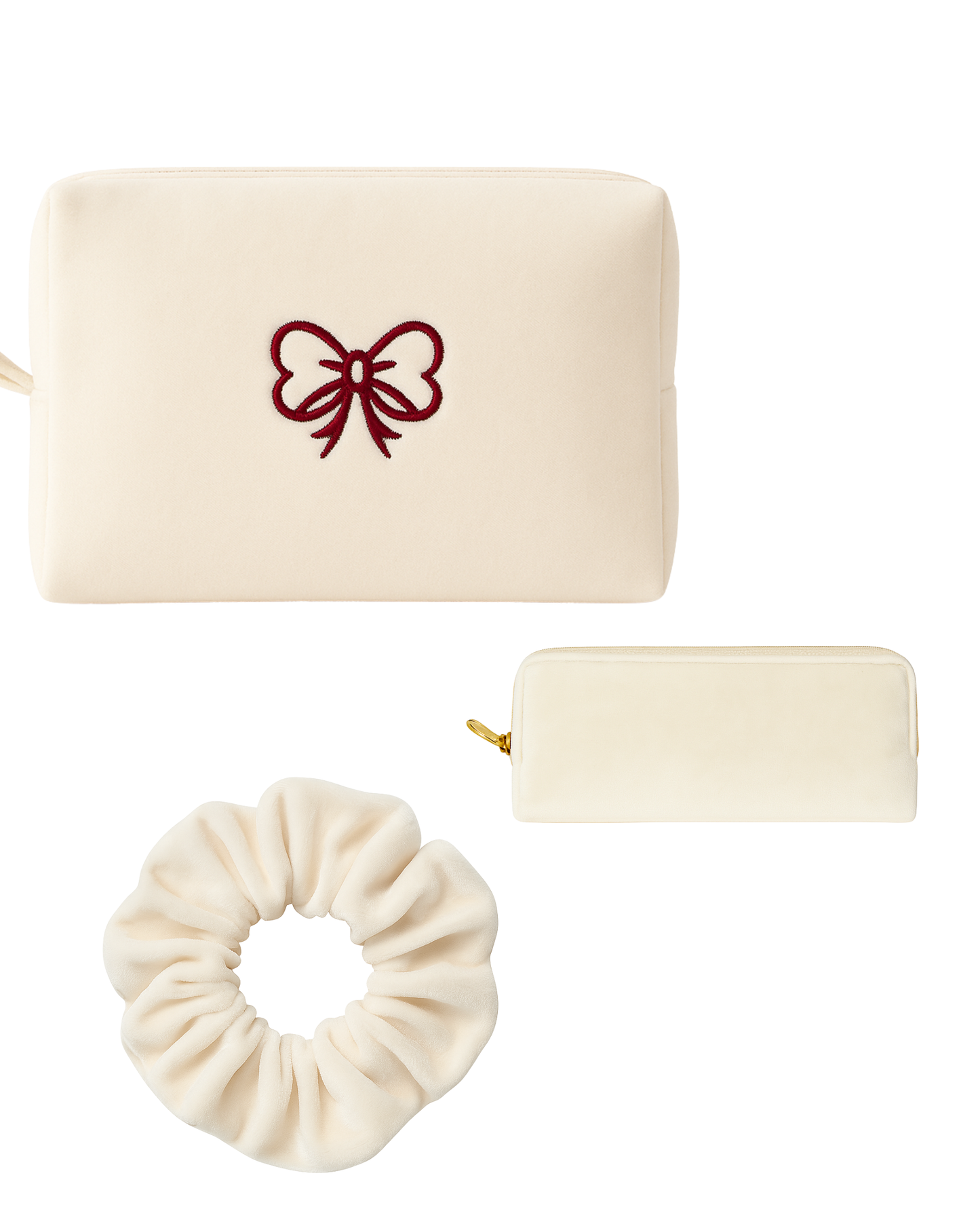 Box regalo "beauty Christmas" panna fiocco