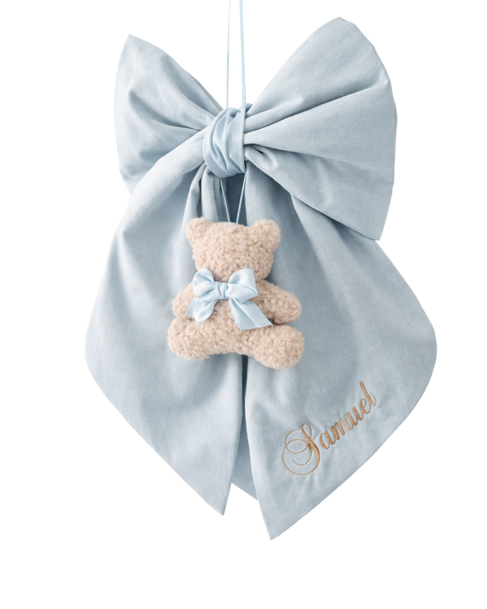 Fiocco nascita teddy line per lui