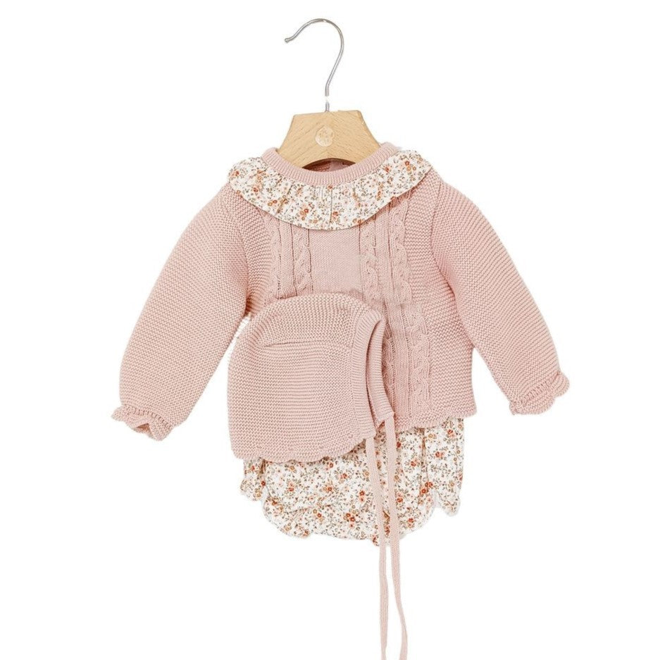 Pagliaccetto rosa con culotte